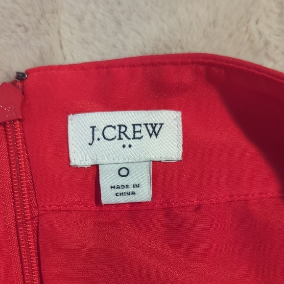 J. Crew Pleated Red Midi Skirt - Picture 2 of 5